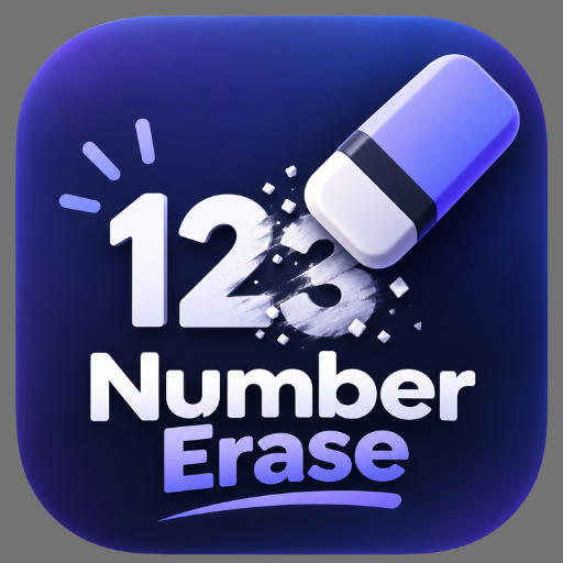 Number Erase Logo
